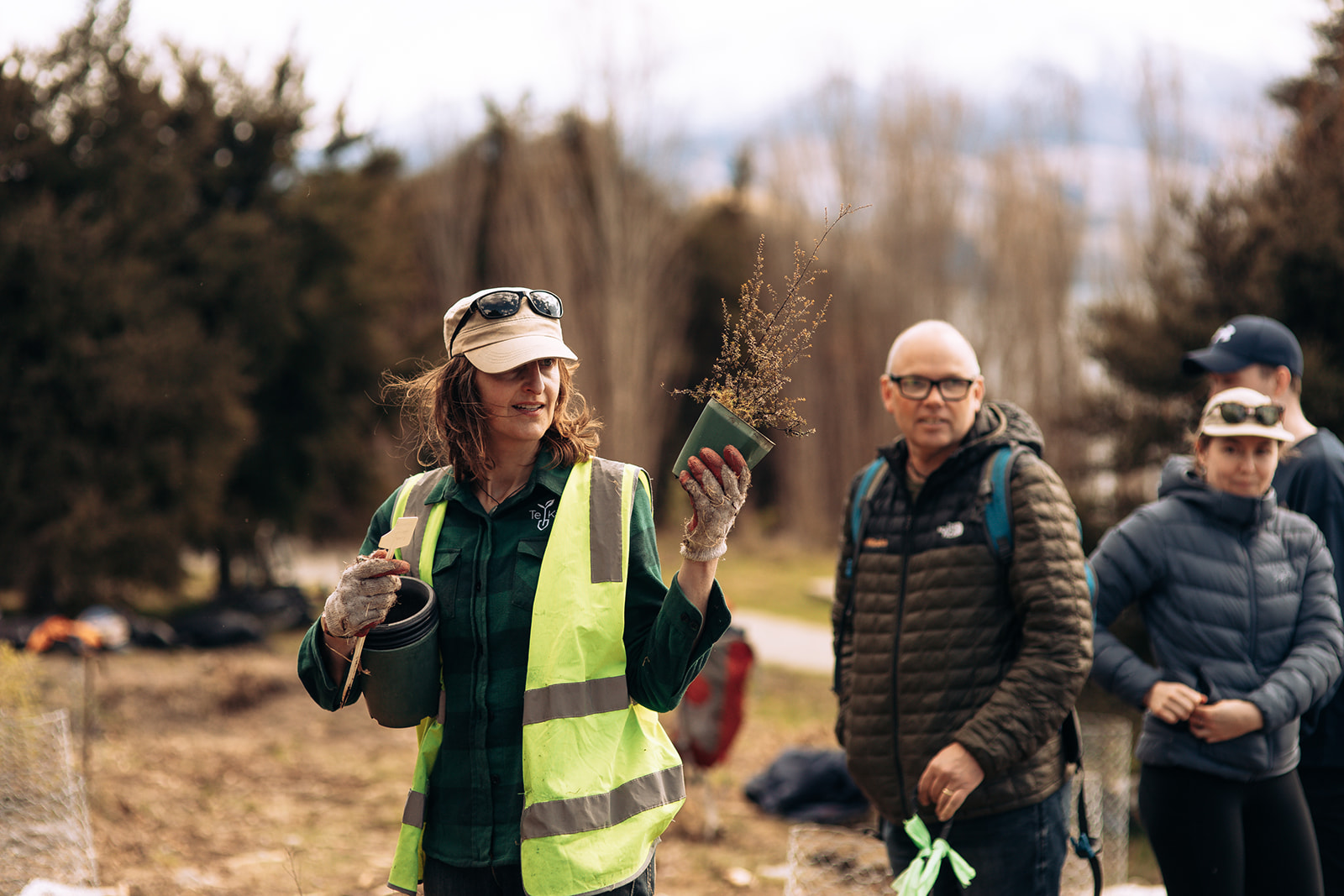 Volunteers at a planting day